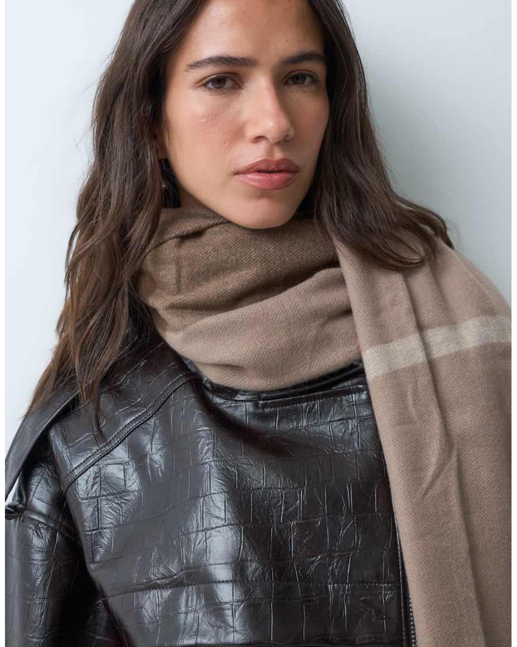 New Look Gray Midweight Scarf