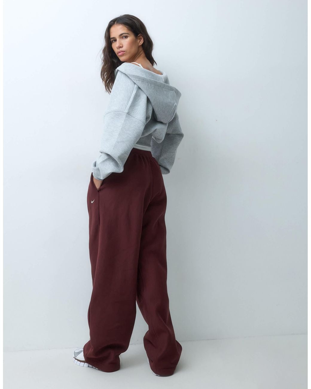 Nike Red Studio Cuffed Sweatpants