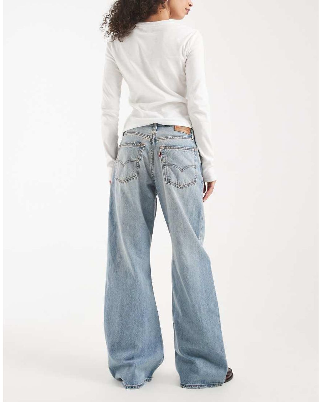 Levi's Blue Loose Bootcut Denim Jeans