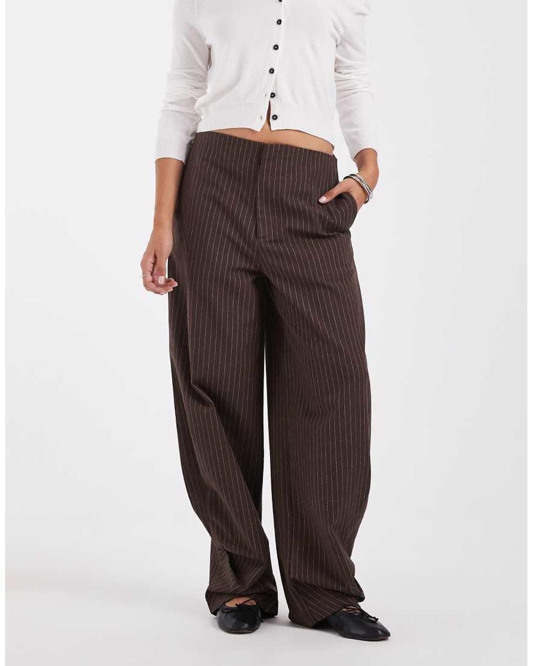 BRONZE SNAKE Multicolor Low Rise Balloon Leg Trouser