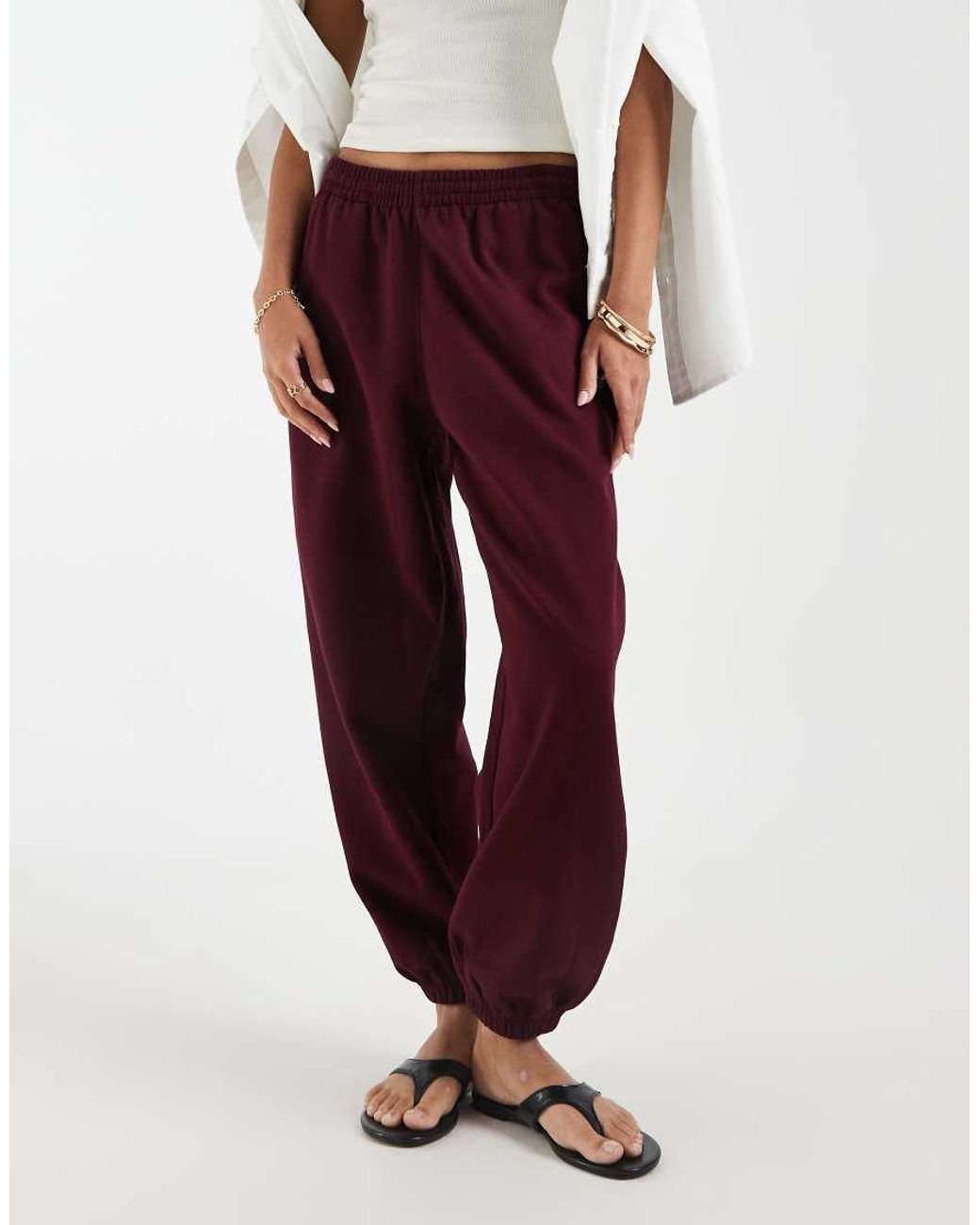 Adidas Originals Red Essential Joggers