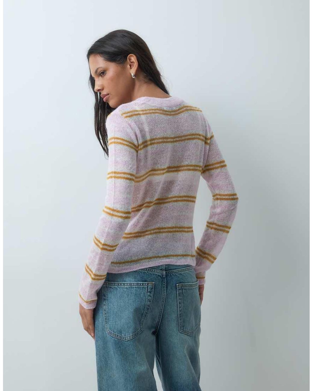 Mango Gray Fine Knit Jumper