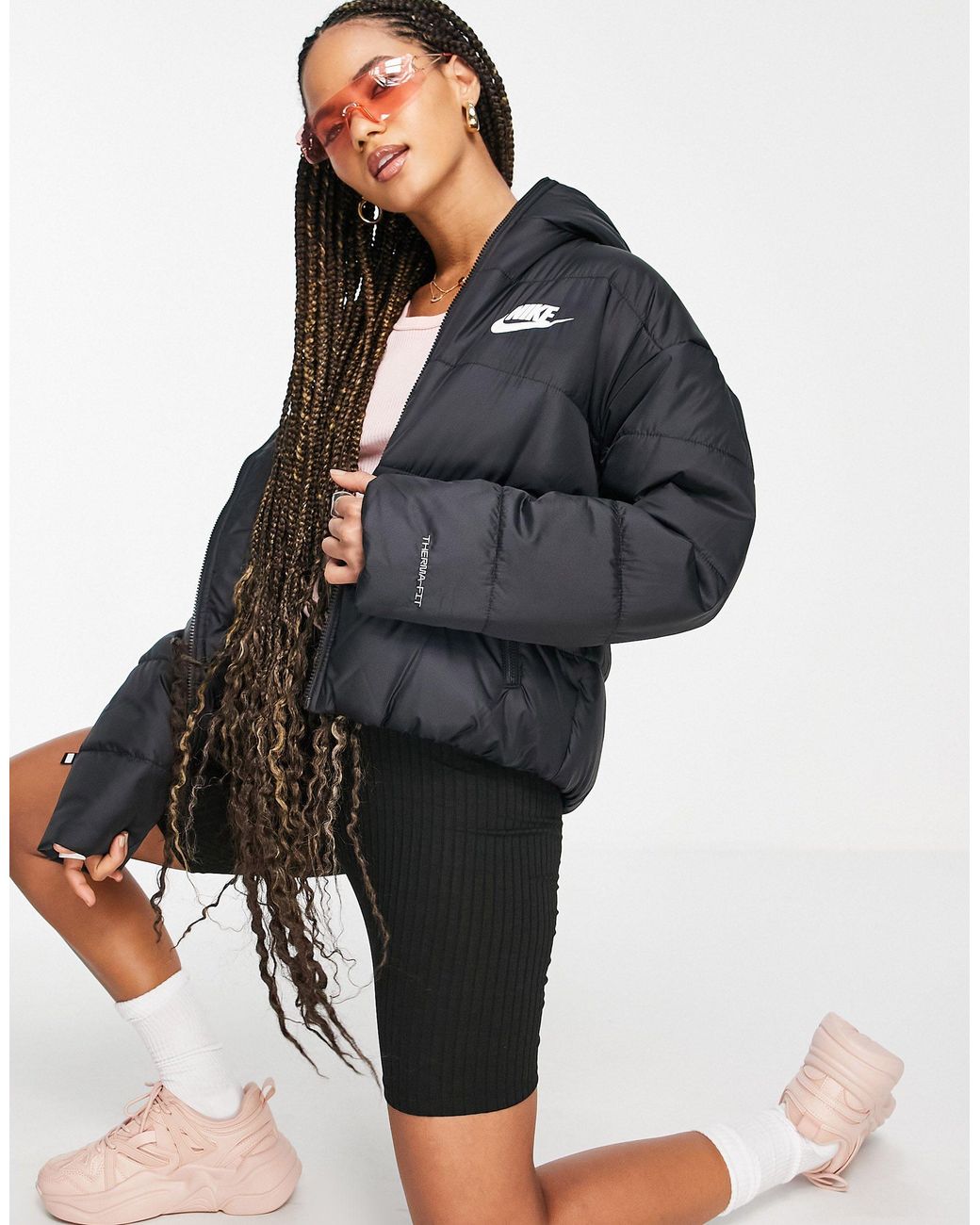 Nike Classic Padded Jacket With Black | Lyst