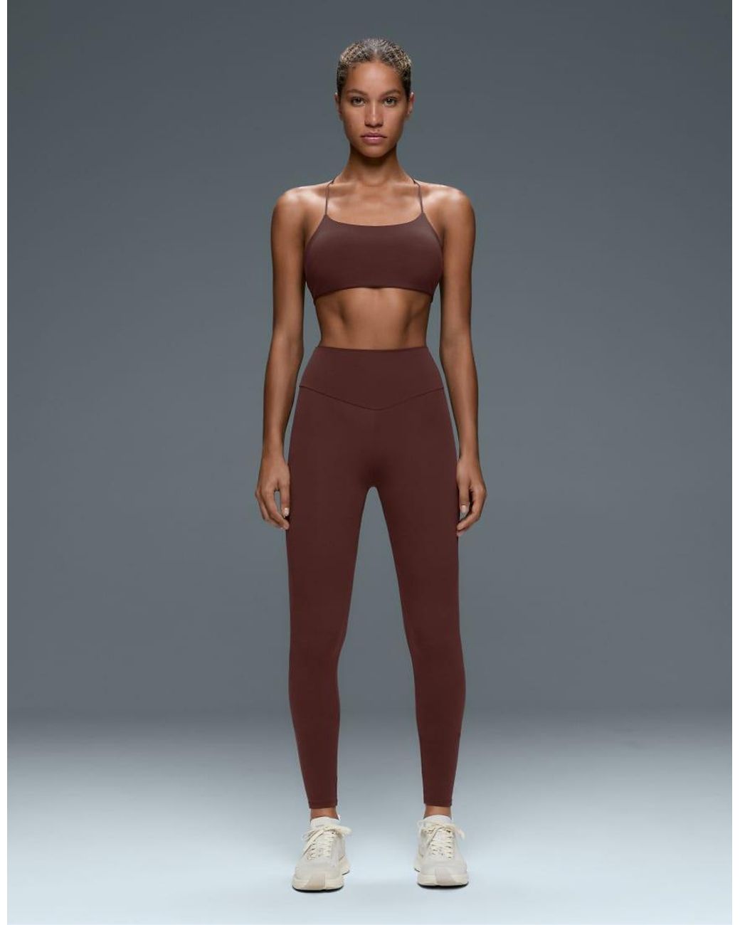 Oysho Red Light-Support Comfortlux Cross-Back Sports Bra