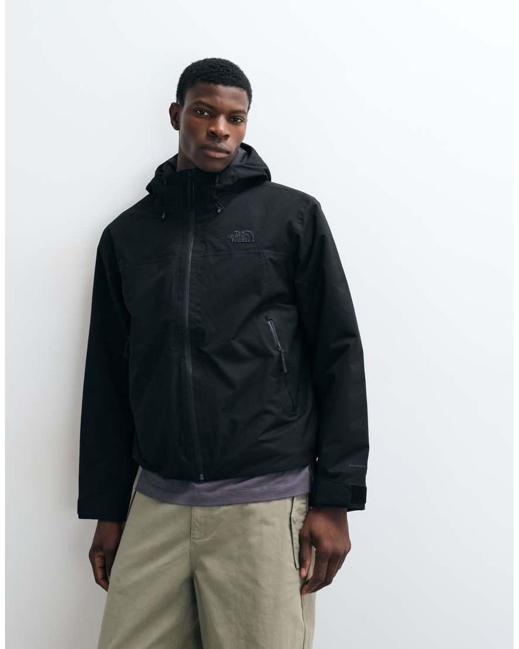 The North Face Black Range Lt Hooded Jacket for men