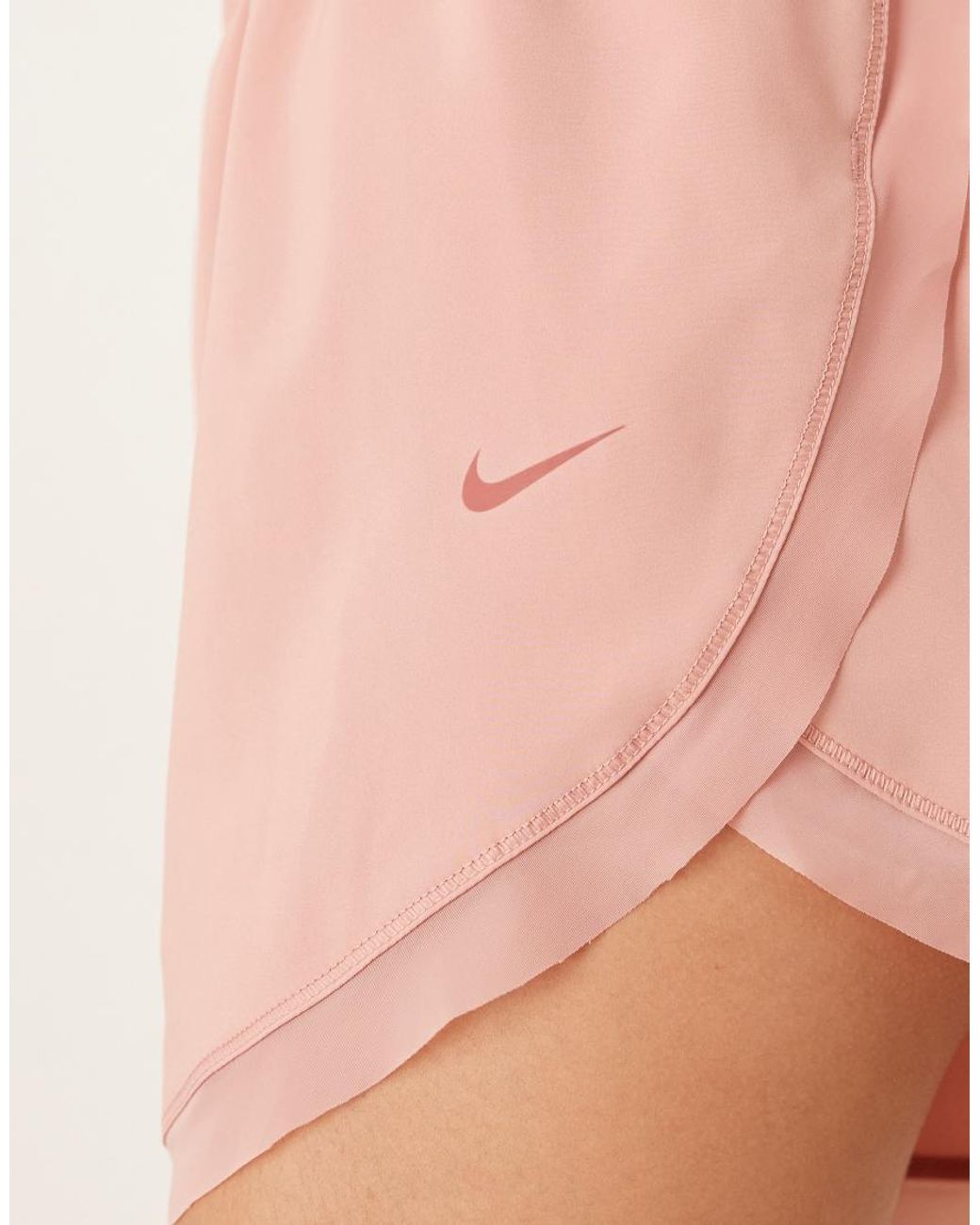 Nike Natural Nike One Training Dri-fit High Waisted 3 Inch Frilly Shorts