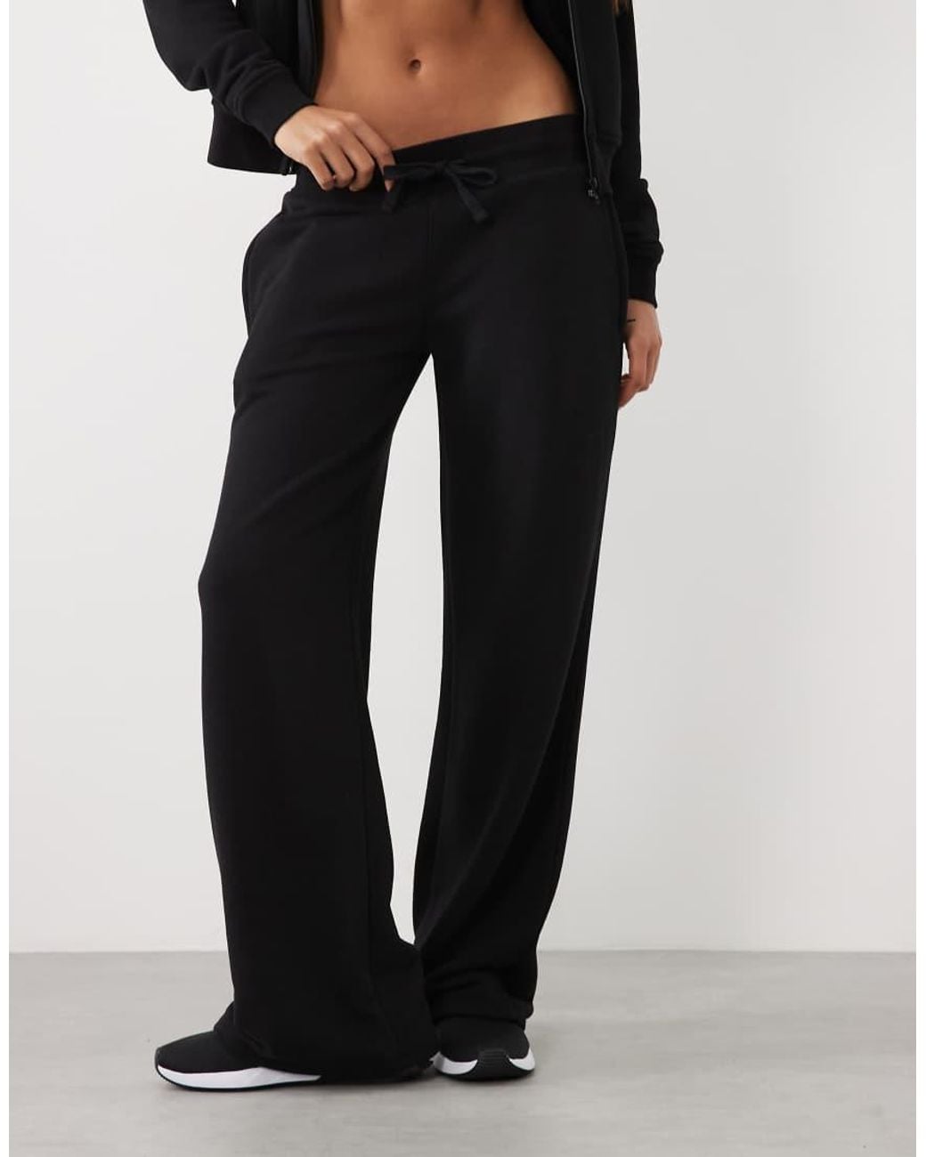4505 White Y2k Lightweight Studio Low Rise joggers