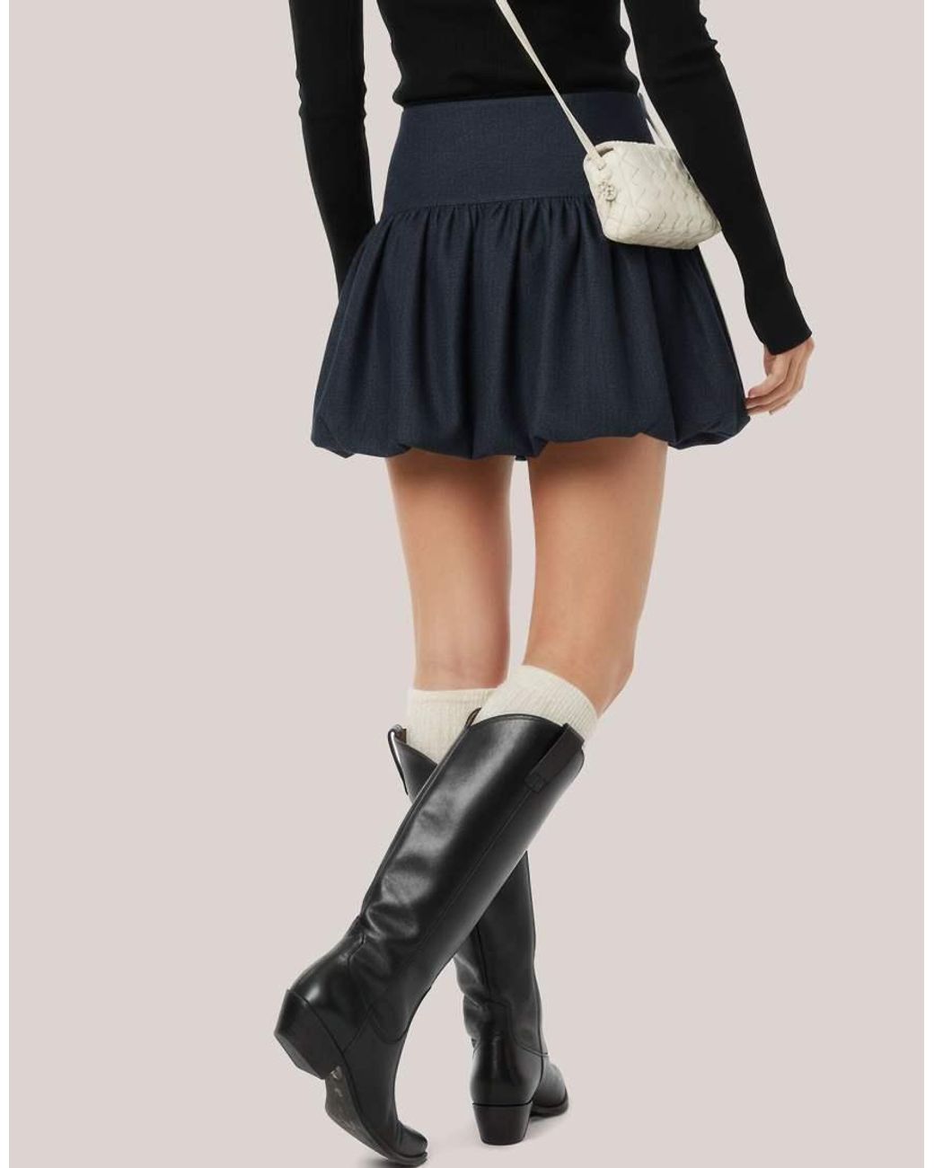 HYPEDROP Blue Denim Skirt