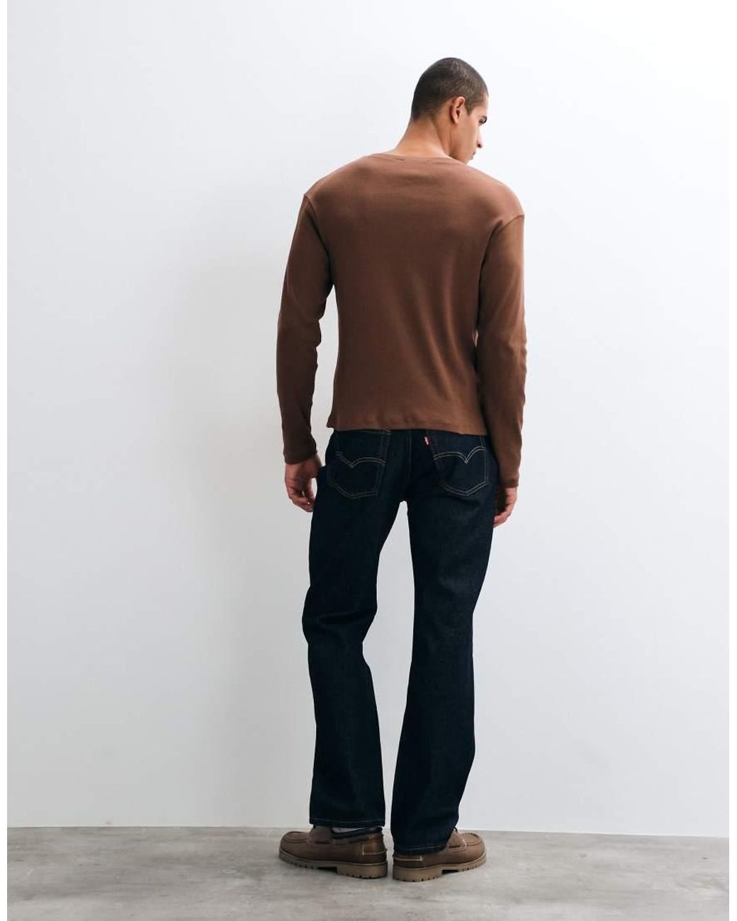 Levi's Blue 565 Loose Straight Jeans for men
