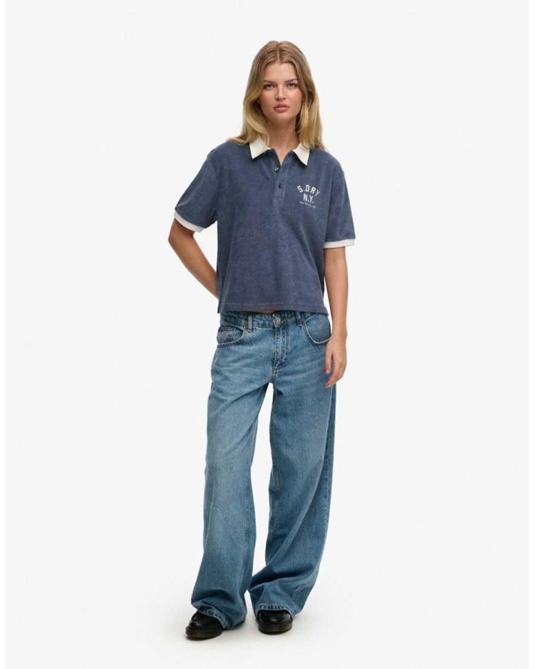 Superdry Blue Heritage Terry Polo