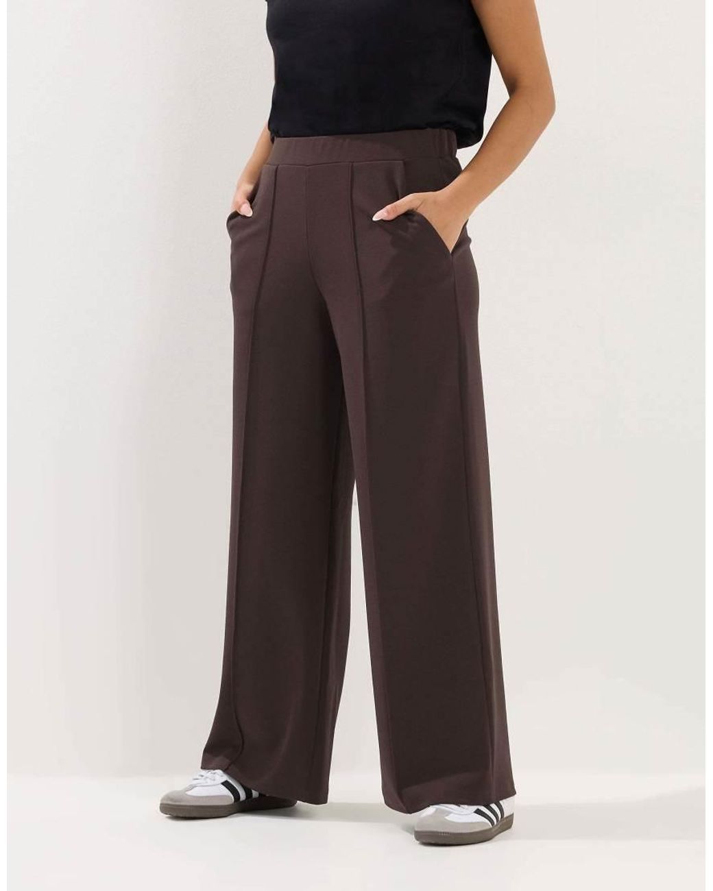 PixieGirl Black Petite Pintuck Trousers