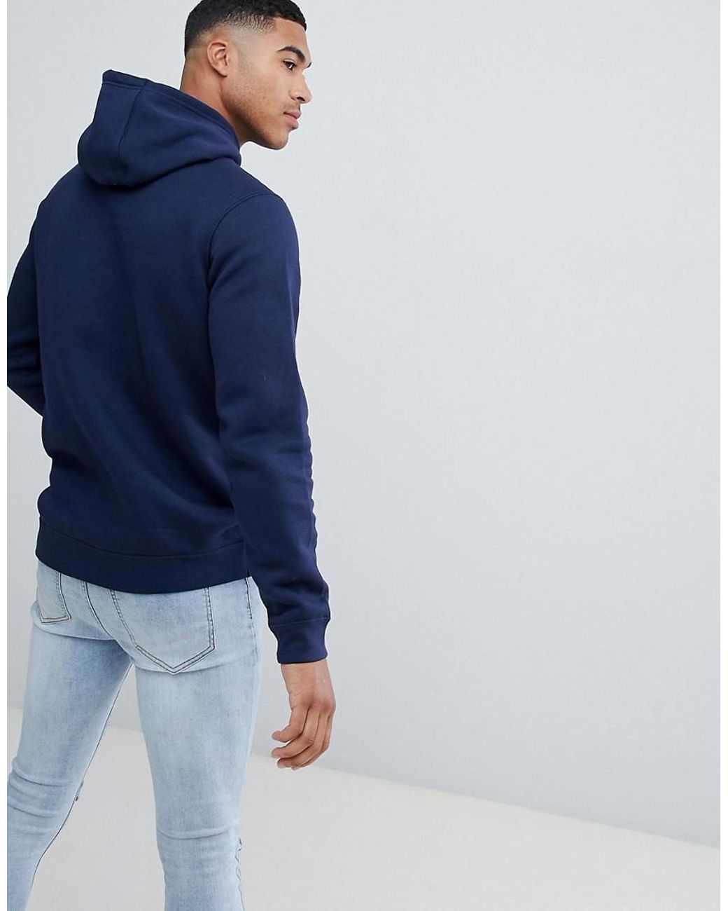 Nike – Air – Marineblauer Kapuzenpullover zum Überziehen mit Nike – Air – Marineblauer Kapuzenpullover zum Überziehen mit