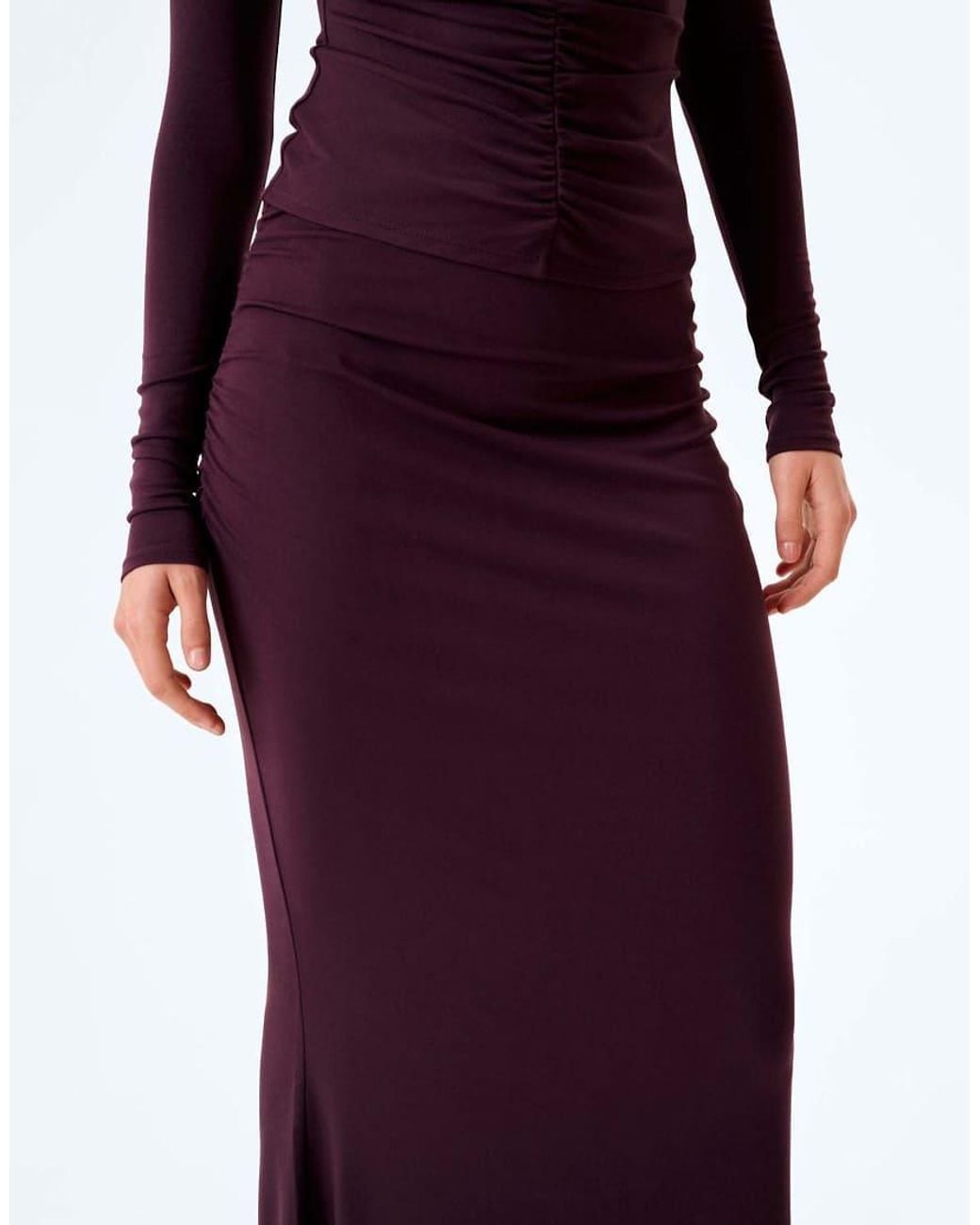 OMNES Purple Careen Skirt