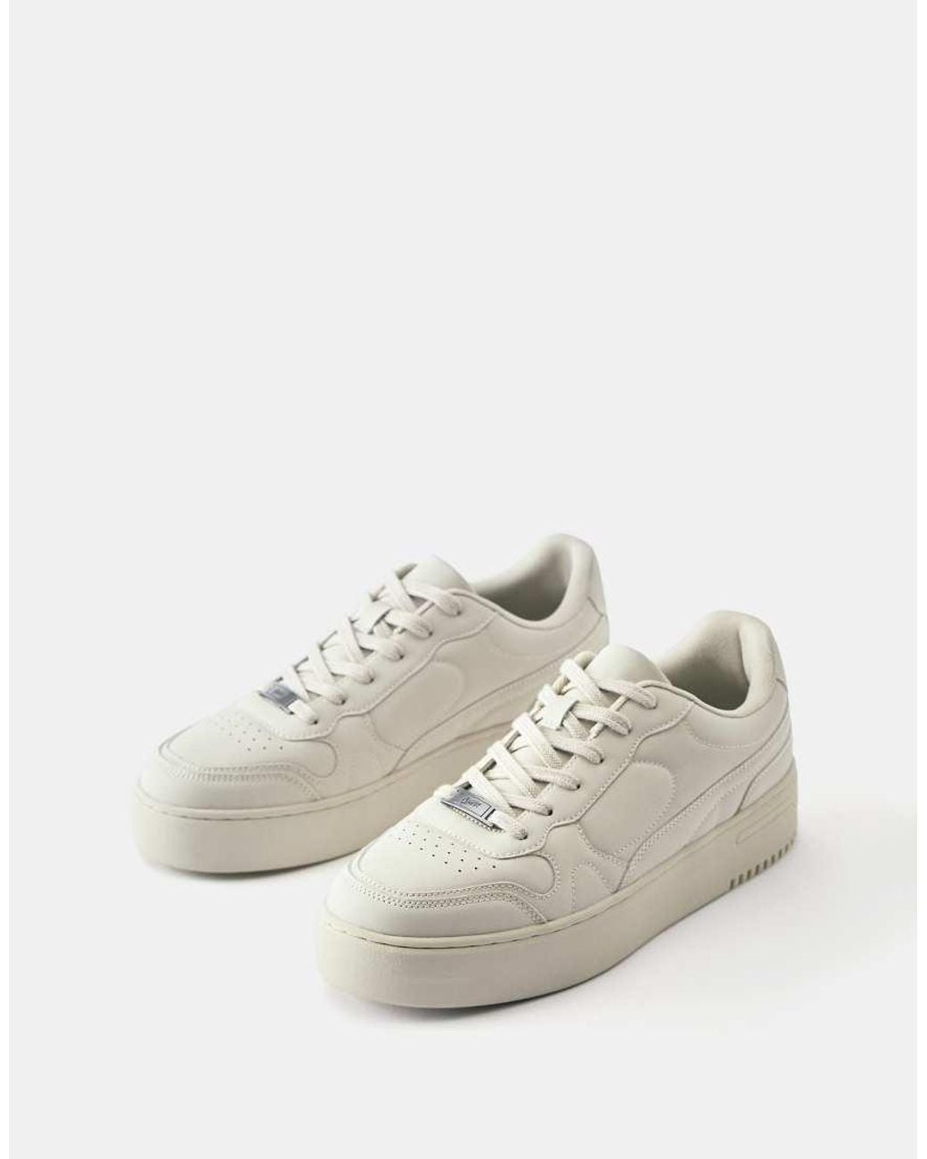 Pull&Bear White Chunky Trainers for men