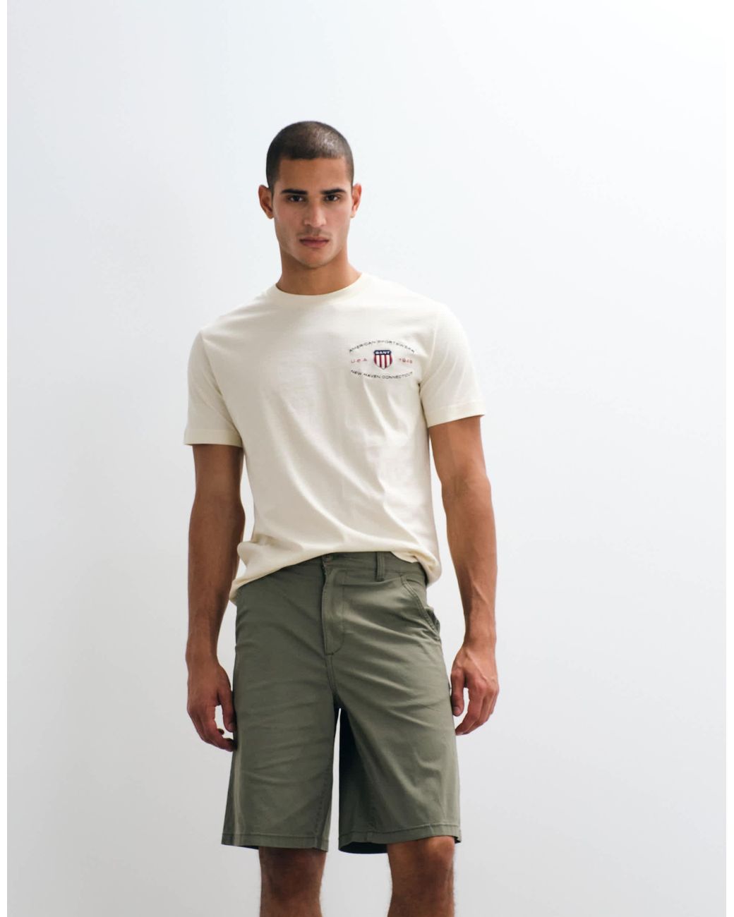 Short ample - olive cendré Blend pour homme en coloris White
