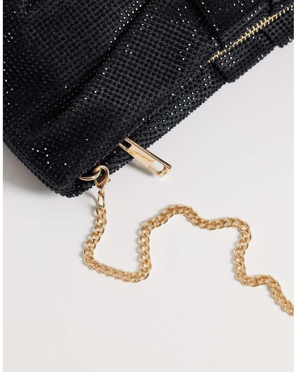 True Decadence Black Clutch Bag