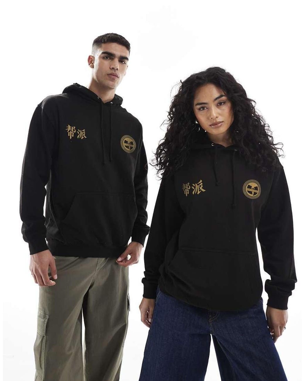 PRNT Black X Wu-Tang Clan Stamp Relaxed Relaxed Fit Hoody