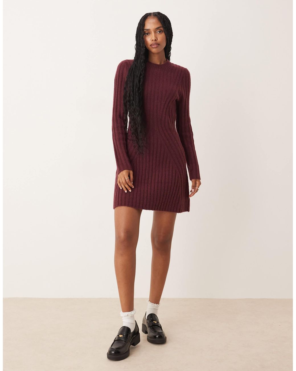 ASOS Knit Structured Mini Dress