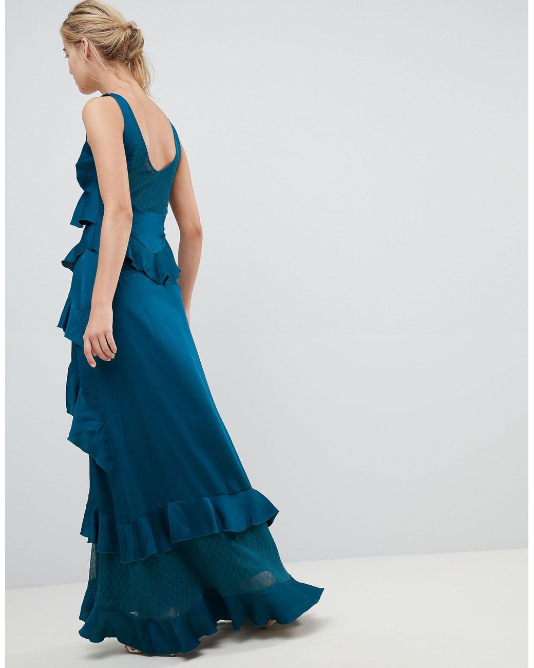 Yas tiered 2025 maxi dress