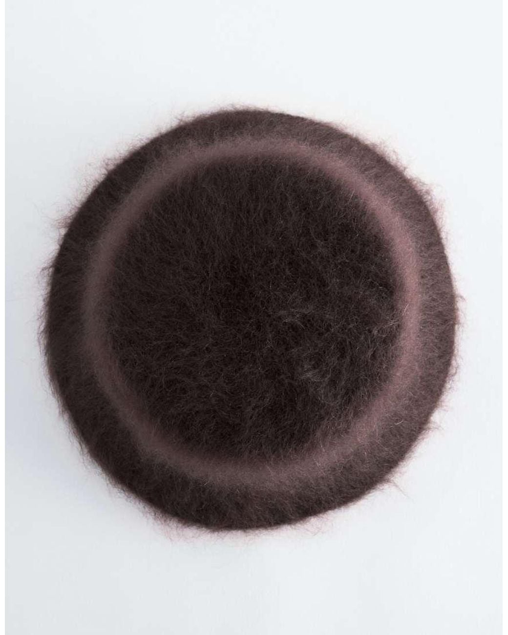& Other Stories Brown Mohair Blend Bucket Hat