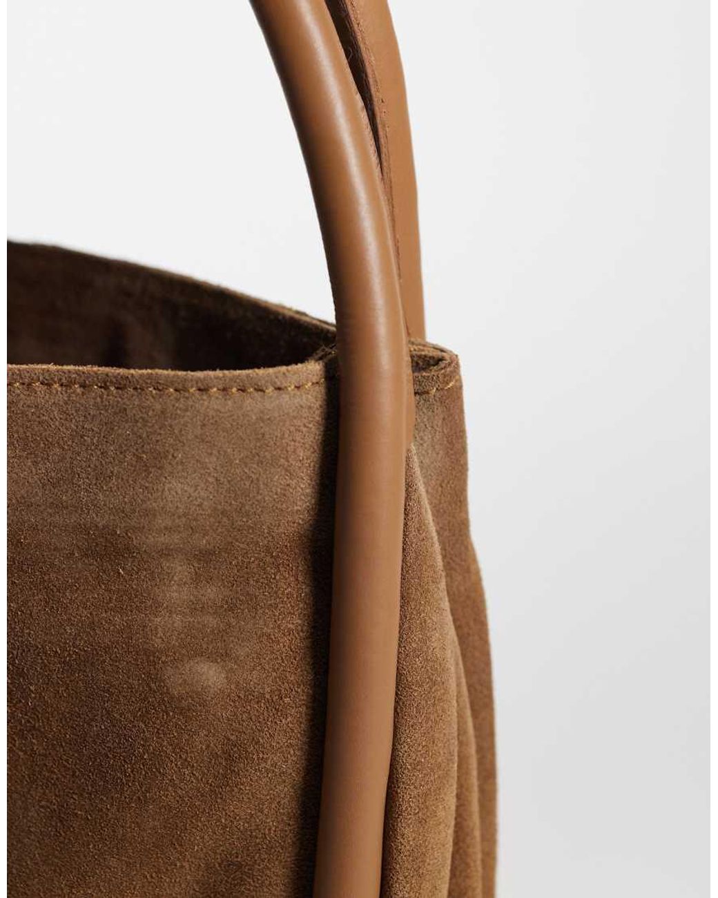 Free People Brown Barlow Bucket Bag