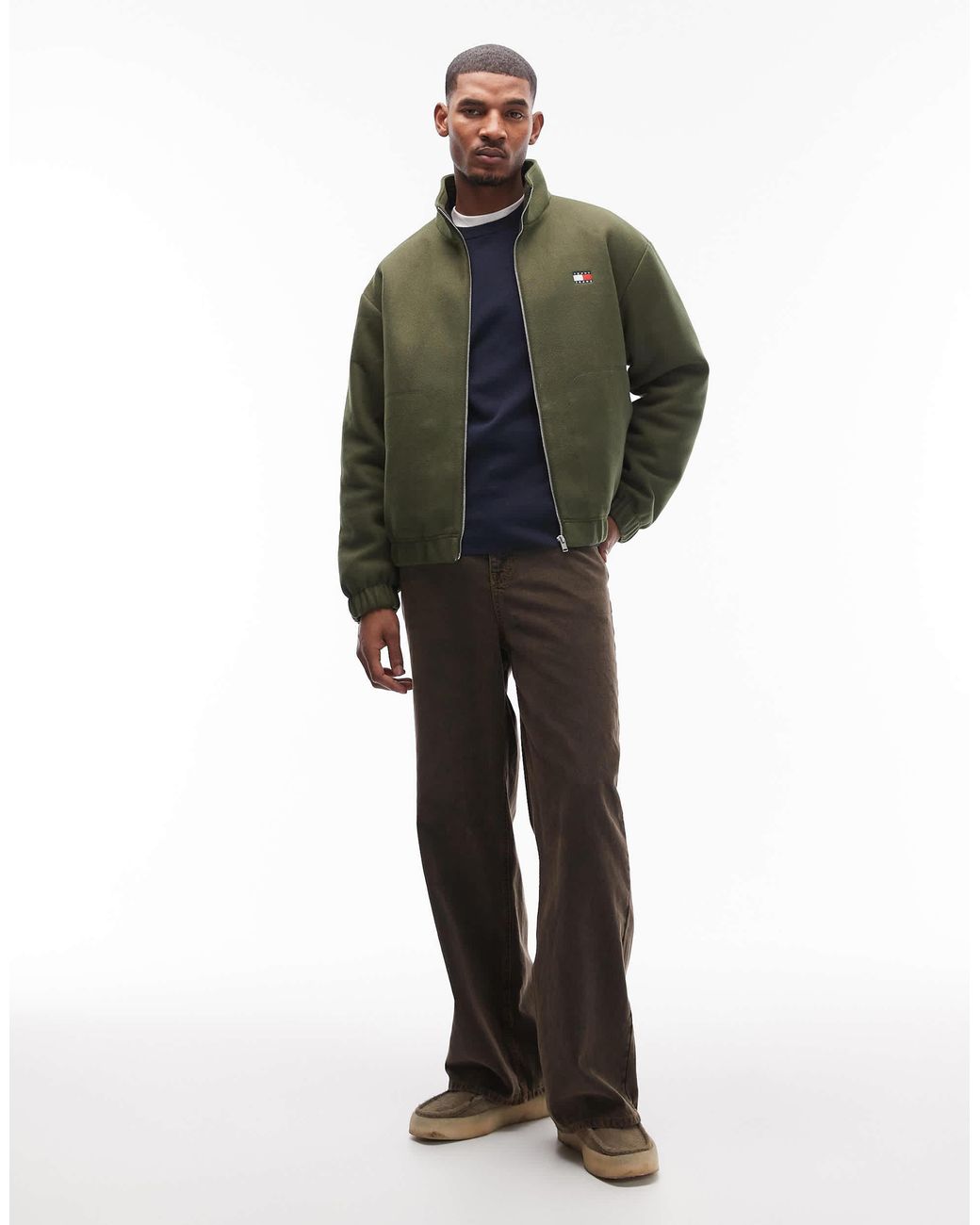 Tommy Hilfiger Green Essential Wool Padded Jacket for men