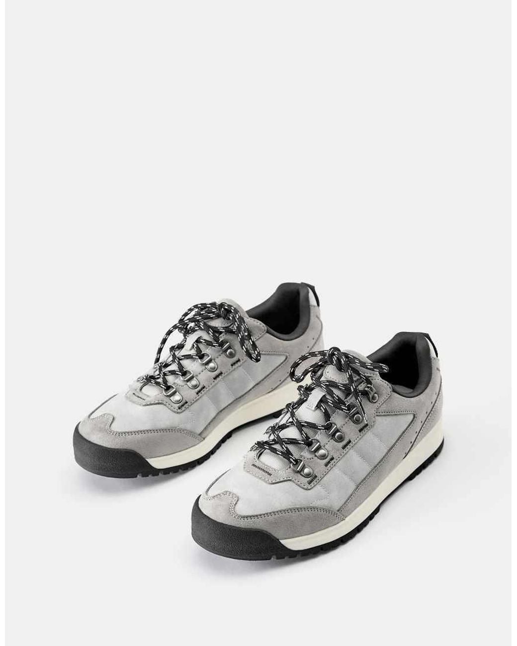 Pull&Bear White Trekking Trainers for men