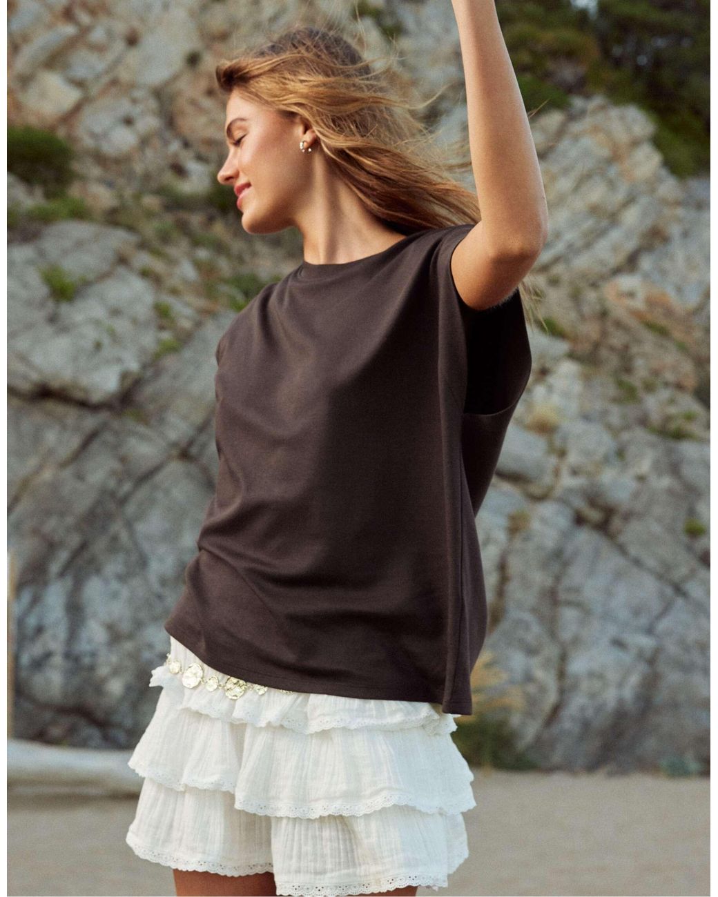Stradivarius Black – b06 – basic-t-shirt