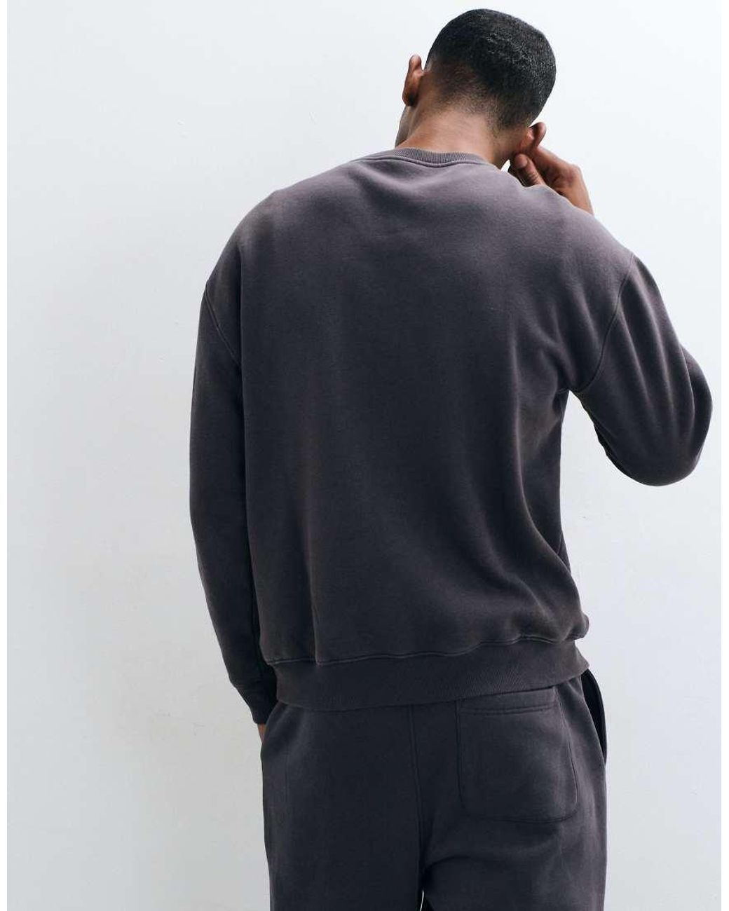 Only & Sons Blue Relaxed Fit Crew Neck Sweatshirt Co-ord for men