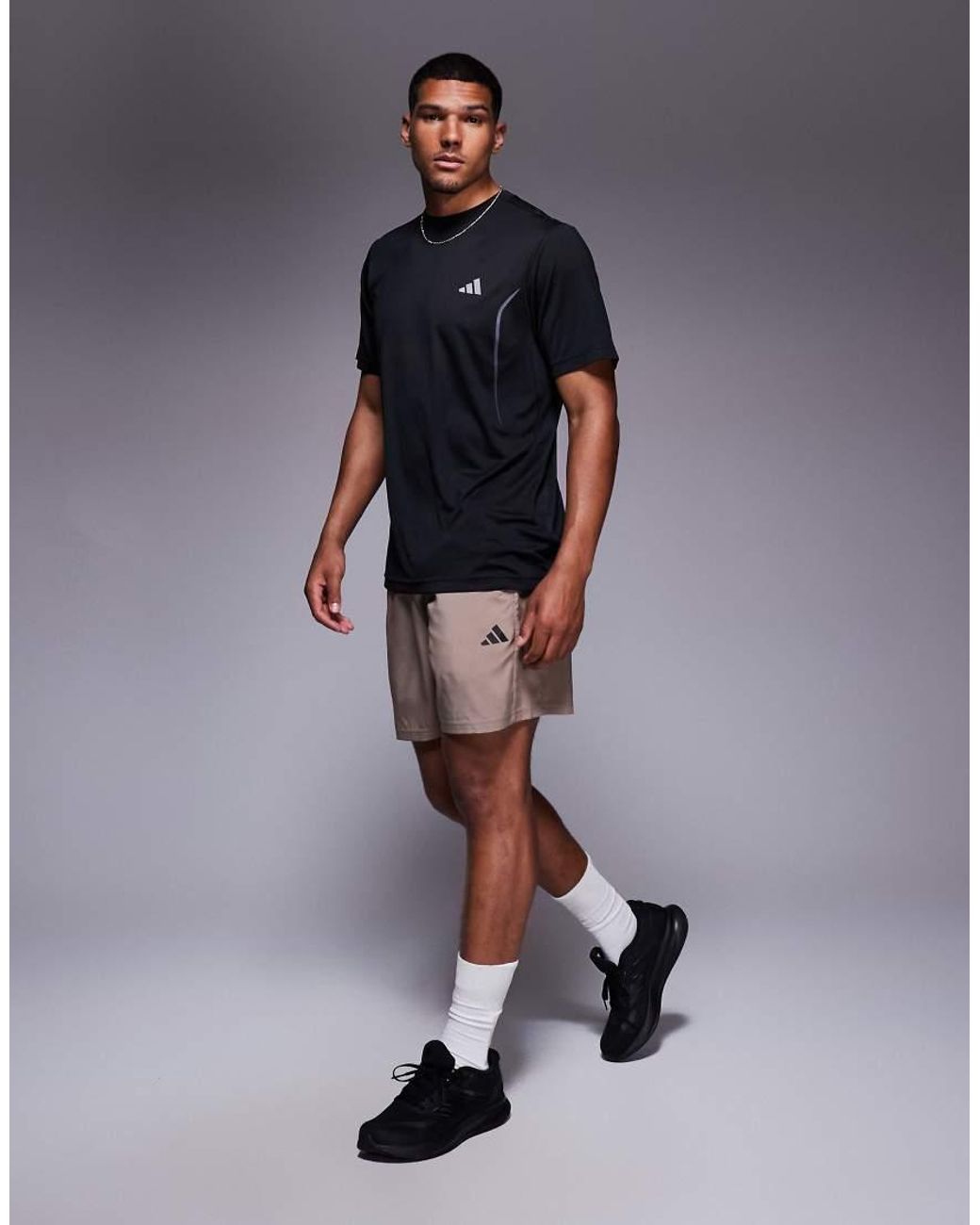 Adidas Originals Blue Adidas Training Tech T-shirt for men