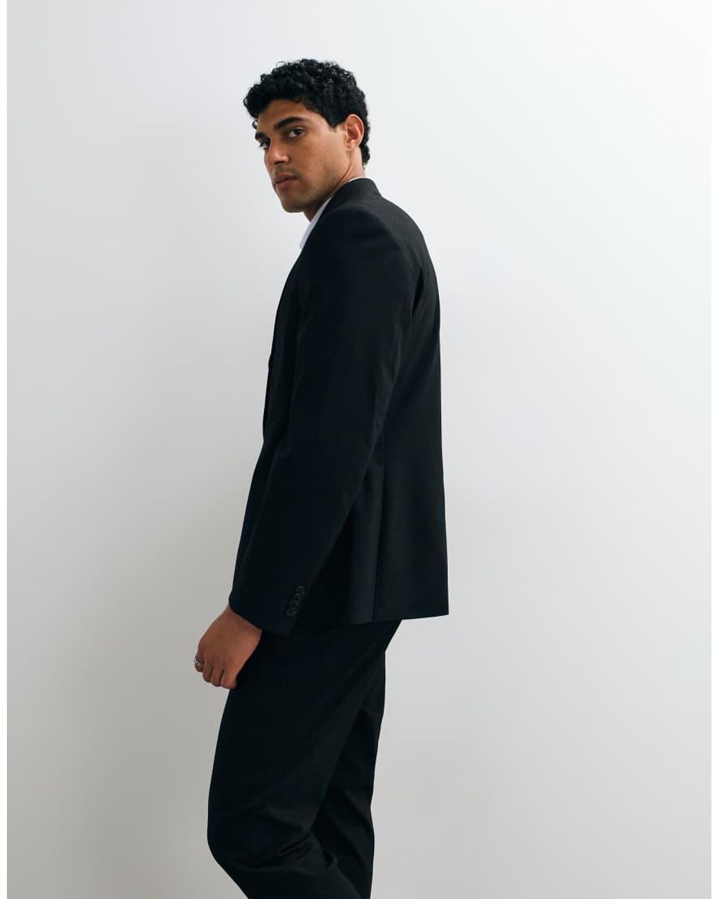 ASOS Black Slim Suit Blazer for men
