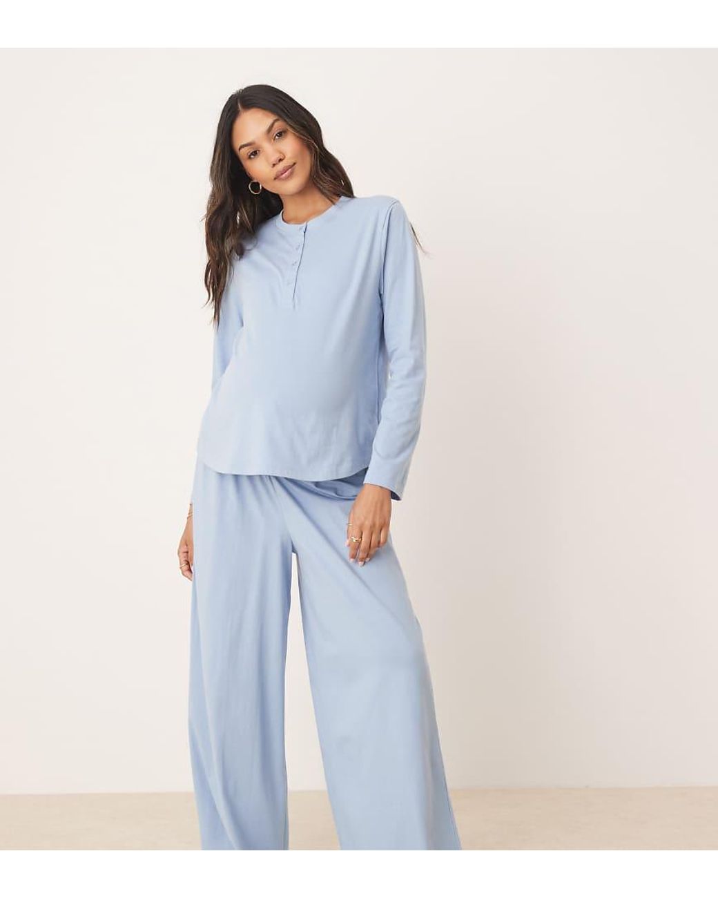 ASOS Blue Asos Design Maternity Mix & Match Pyjama Pants