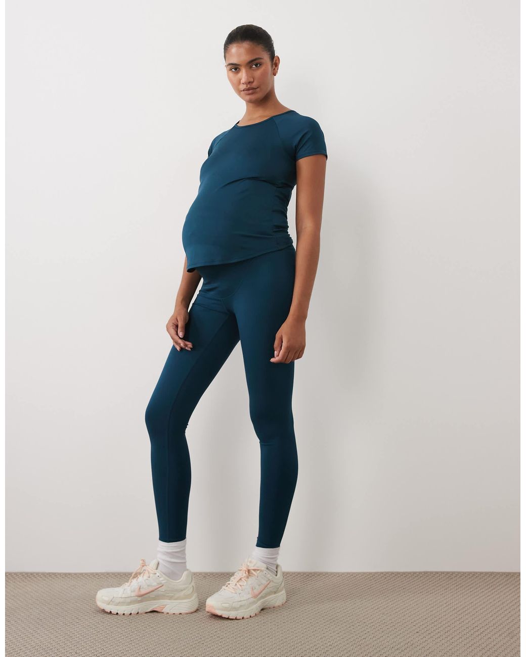 Maternity legging 4505 en coloris Blue