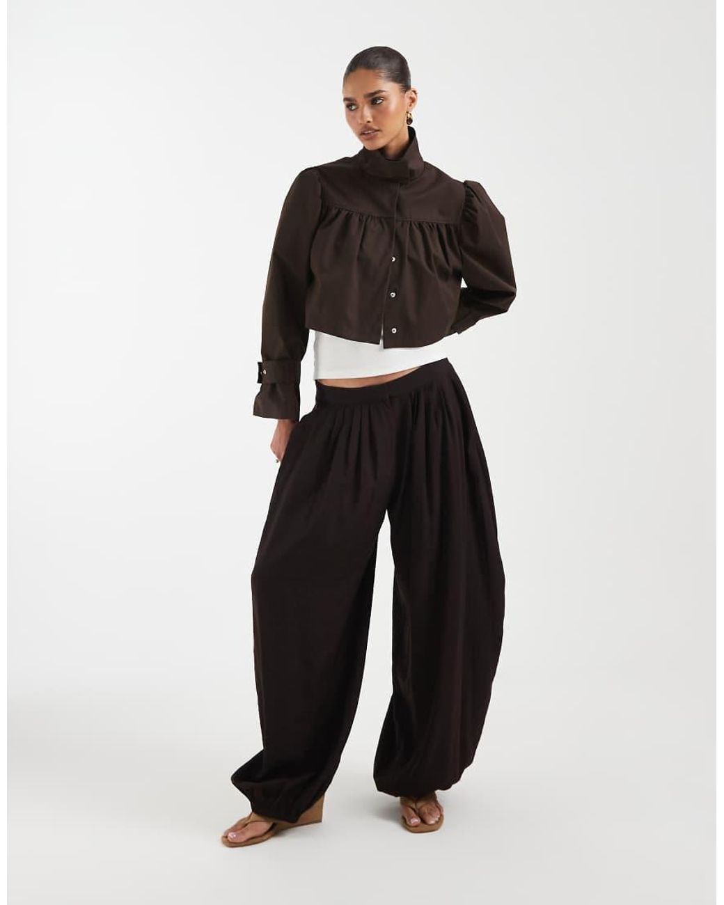 ASOS Black Funnel Neck Jacket