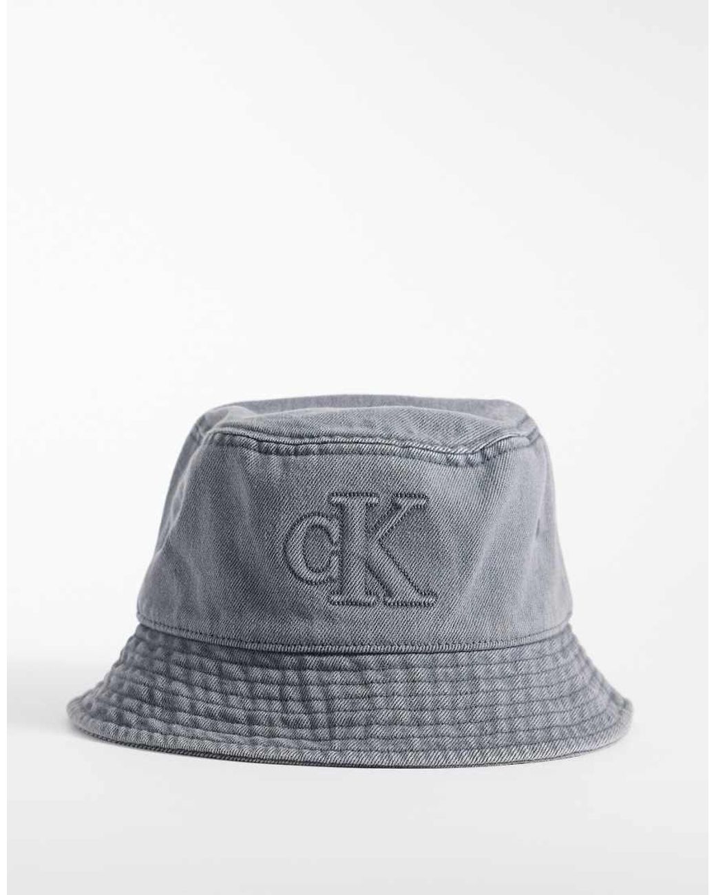 Calvin Klein Blue Denim Wash Bucket Hat