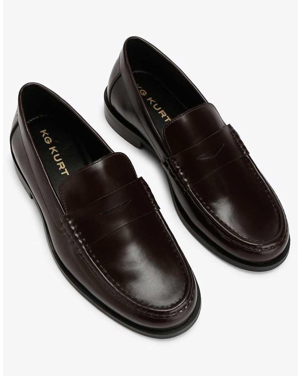 KG by Kurt Geiger Black Gene Loafers for men