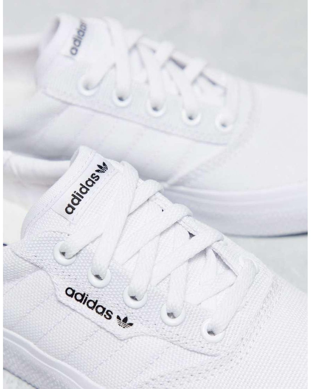 Adidas Originals White 3Mc Trainers