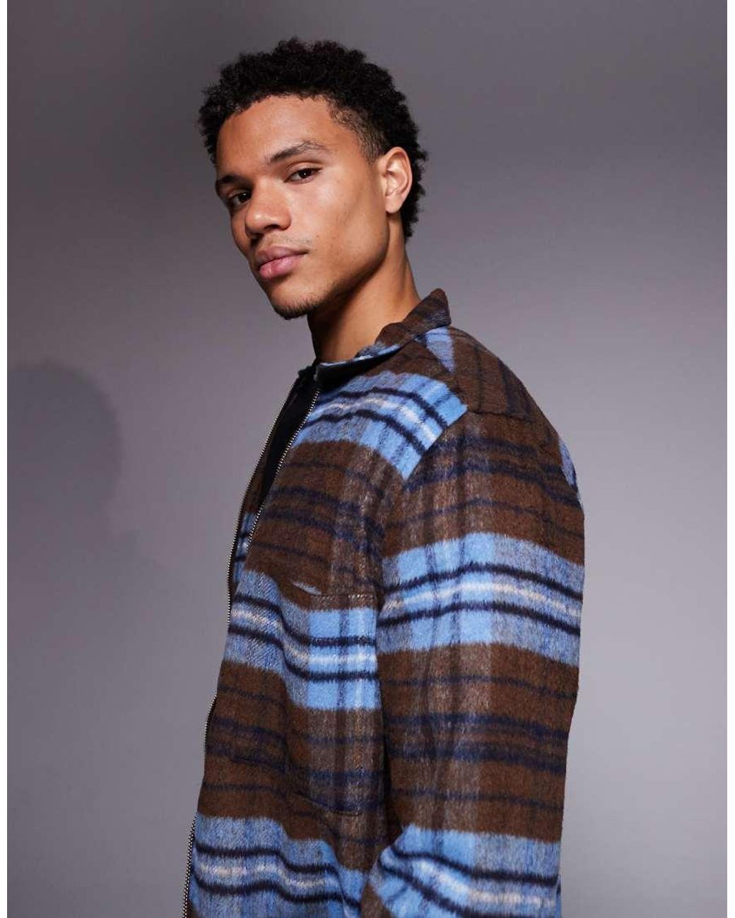 ASOS Blue Overshirt for men