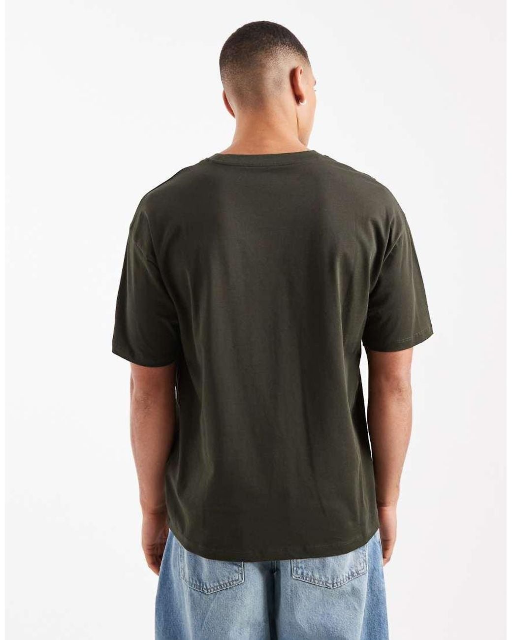 New Look Green Oversized Fit T-Shirt for men