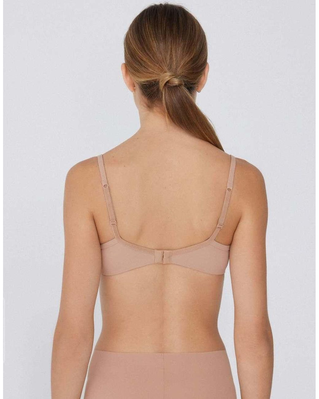 Tezenis Brown Wien Microfibre Balconette Bra