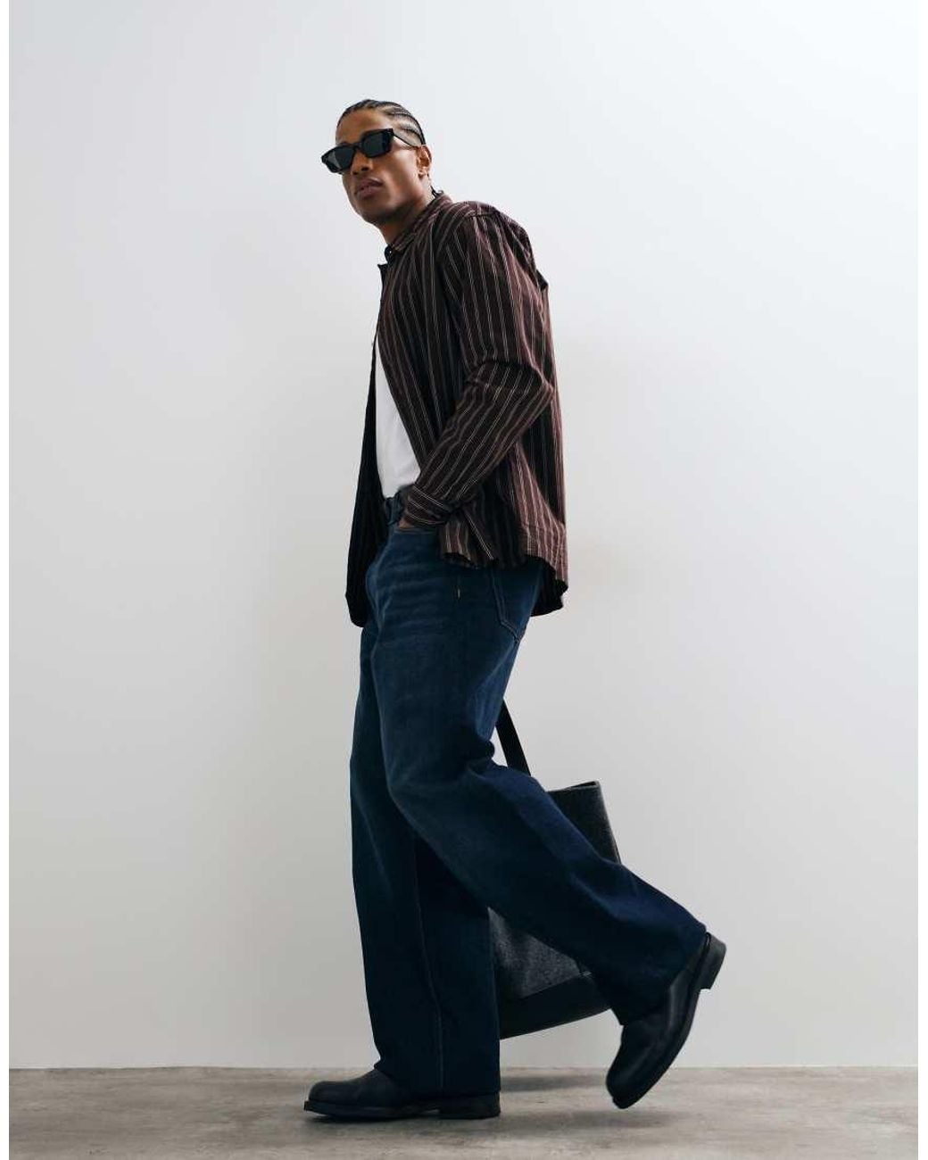 Only & Sons Black Relaxed Fit Shirt for men