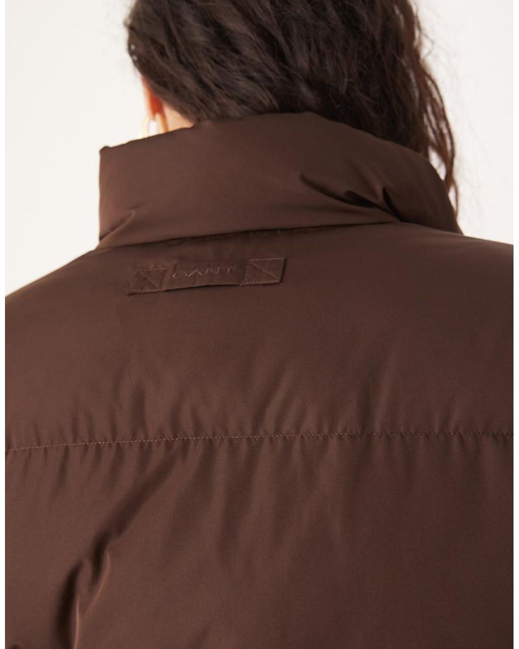 Gant Brown Active Cloud Padded Jacket