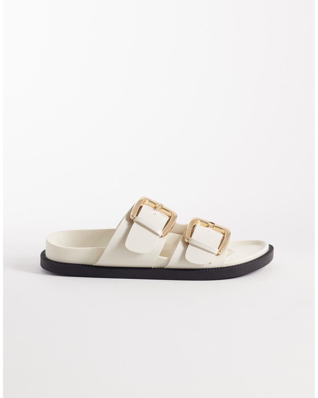 SEQWL White – flache sandalen