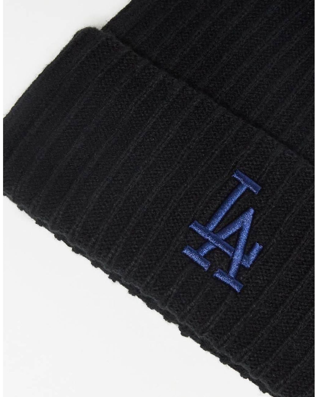 '47 Blue La Dodgers Ribbed Cuff Knit Beanie