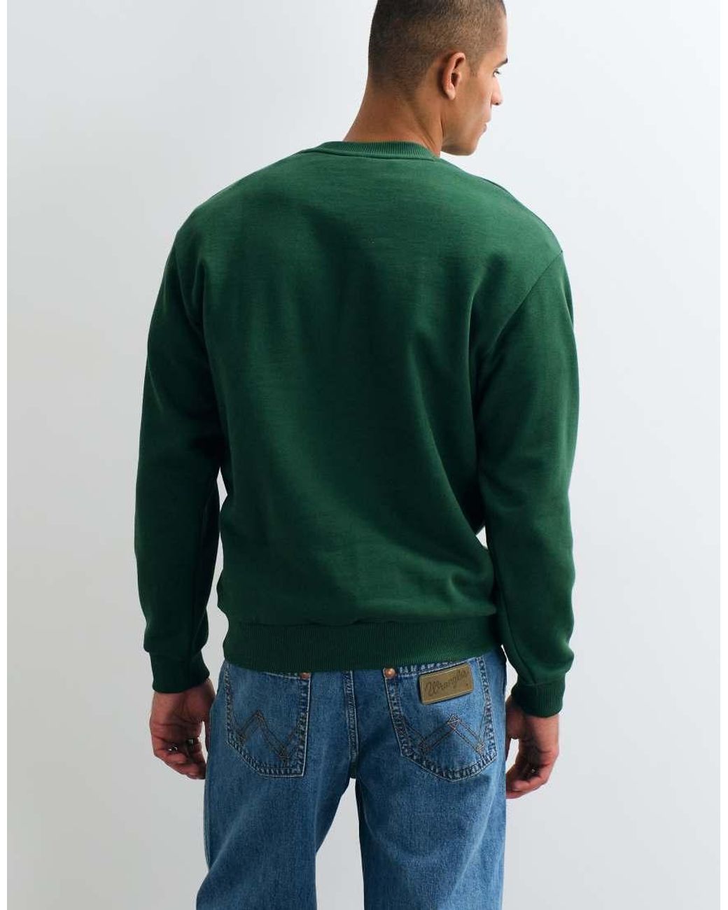 Lacoste Green Logo Sweatshirt for men