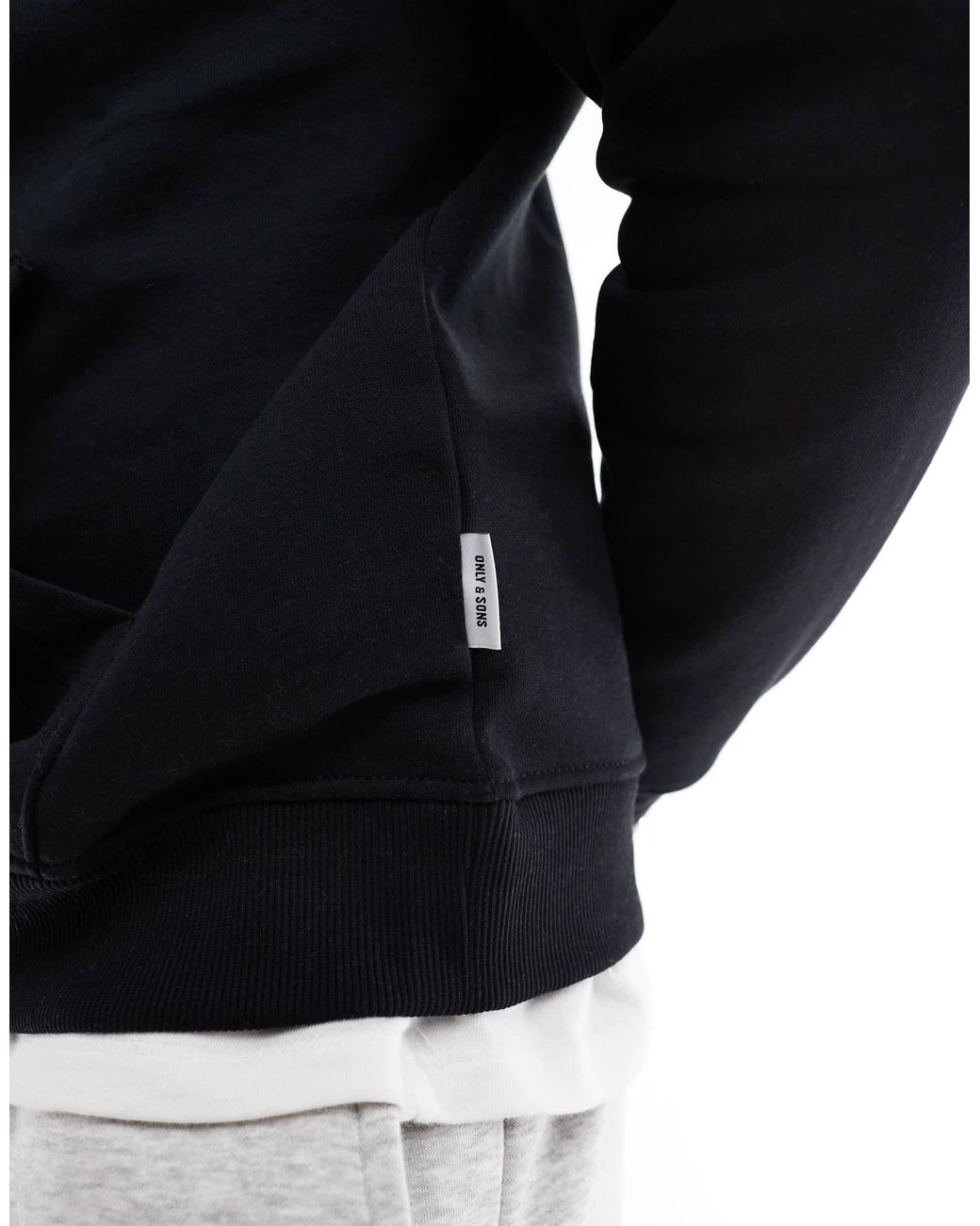 Only & Sons – er kapuzenpullover in Black für Herren