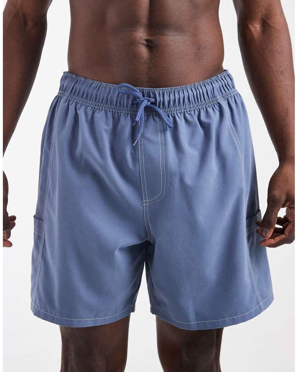 ASOS Blue Swim Shorts for men