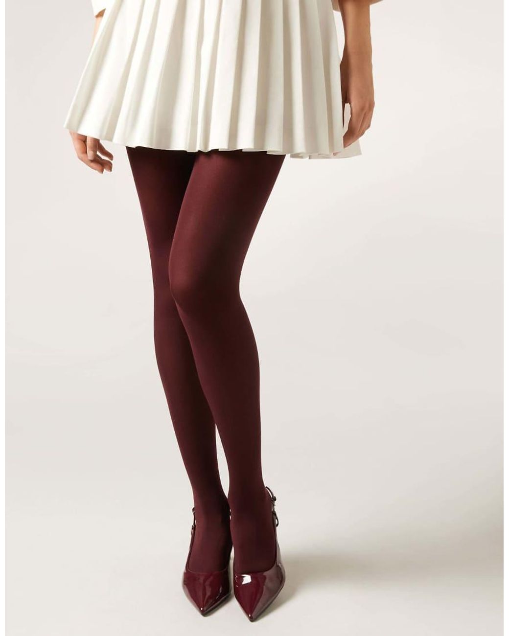 Calzedonia Purple 50 Den Total Comfort Soft Touch Tights