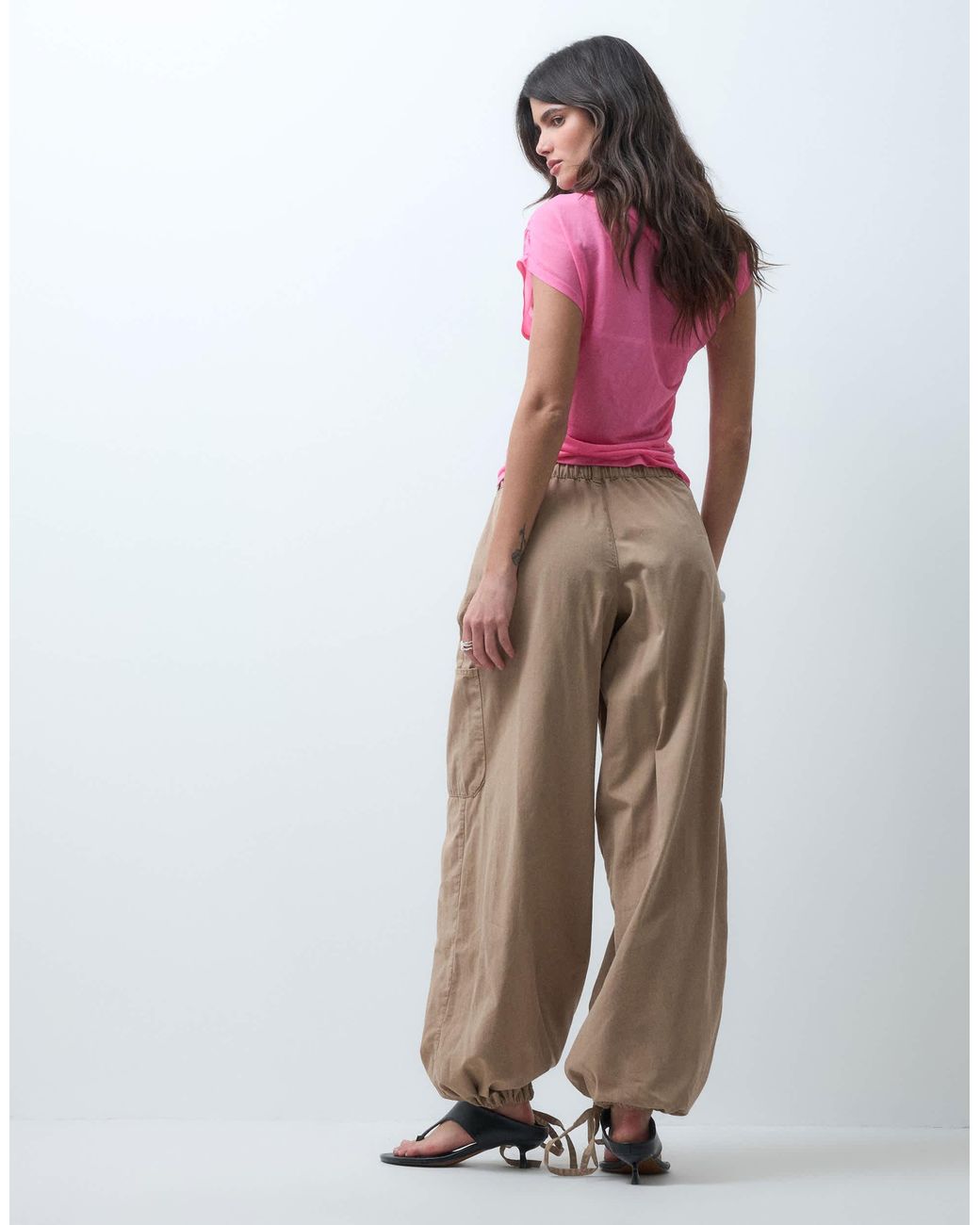 ASOS Multicolor Casual Pants With Elasticated Hem