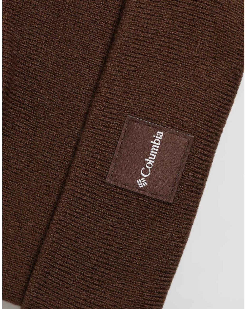 Columbia Brown City Trek Heavyweaight Beanie for men